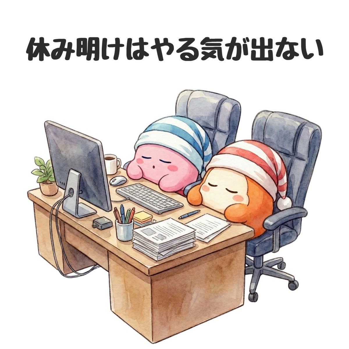 月曜の朝はいつもこれ。