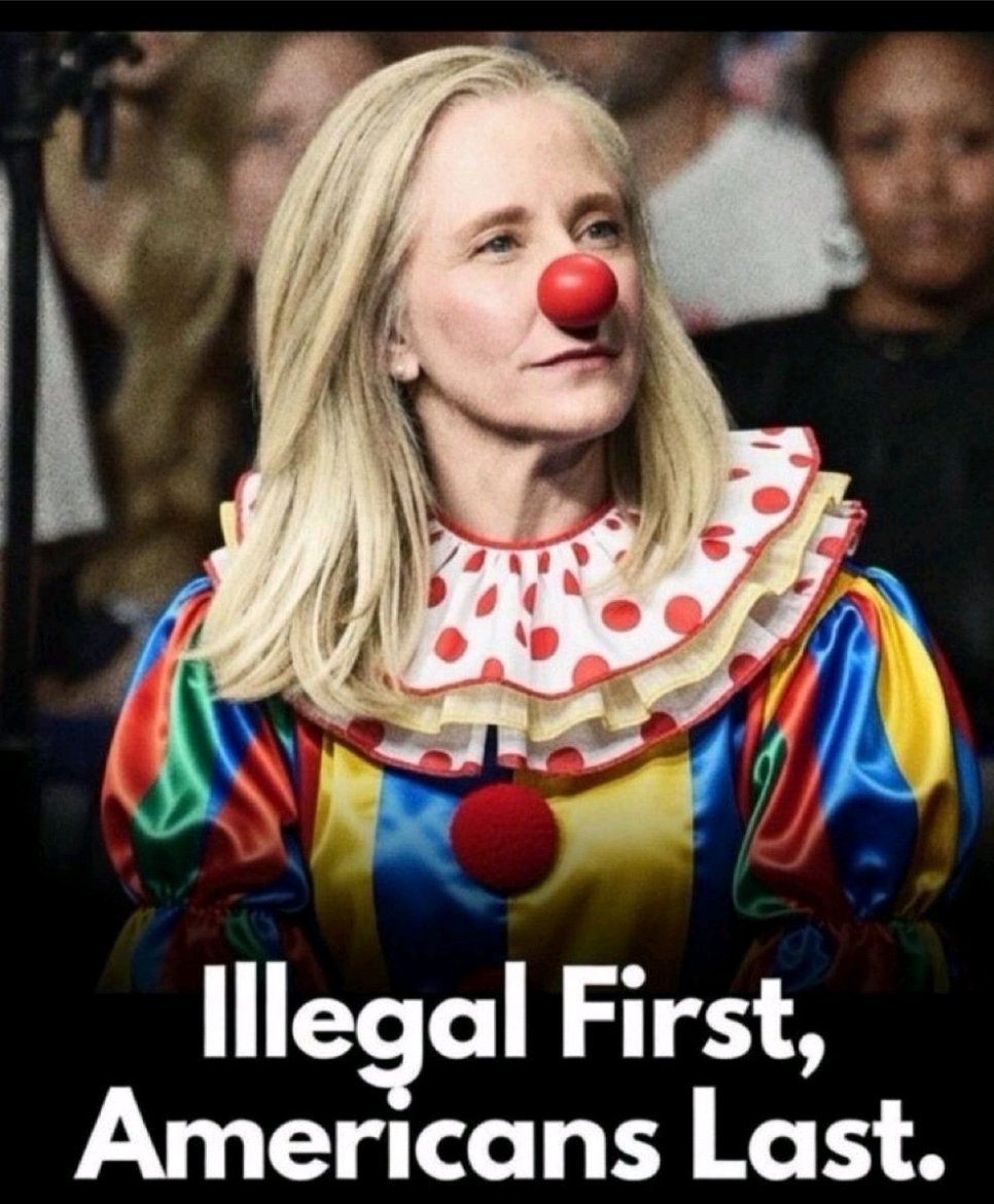 TruthJasonLee's tweet photo. Abigail Spanberger is definitely a clown. https://t.co/oXevmtXdSz