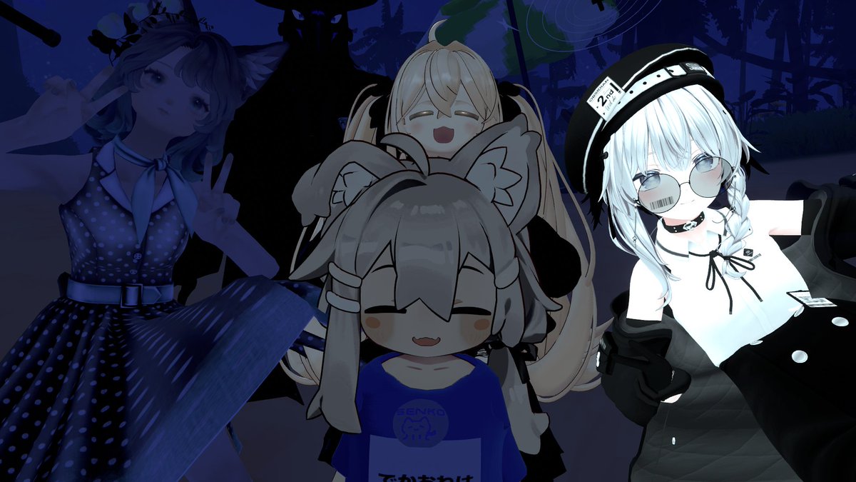 NewNOIZEのライブ前にはオデガhubでじゃないJade成分を補給！アスクさんも来てくれはって盛り上がりました！
ルーデー面子で集まってファーストテイクごっこ！おじぃのミスチル滅茶苦茶良かった……
最後は引越し前夜の線香さんを応援して終わり！今日も楽しいVRChat、1週間頑張るぞ！