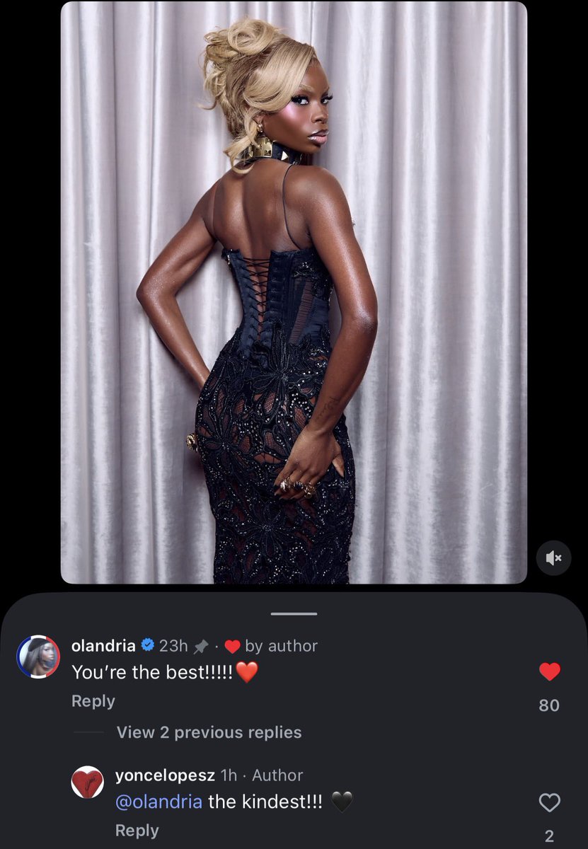 The photographer who shot Ola’s Roberto Cavalli pics, posted them, and Ola commented: “You’re the best!!!!! ❤️” And he replied: “the kindest!!! 🖤” my cutie patootie never beating the allegations! 🥹