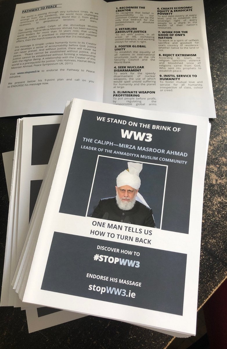 Beloved Huzoor continuously warned us all about WW3, and yet no world leader took it seriously. Look at the situation now.

May Allah safeguard and protect everyone, Ameen
#WorldWar3 
#Peace