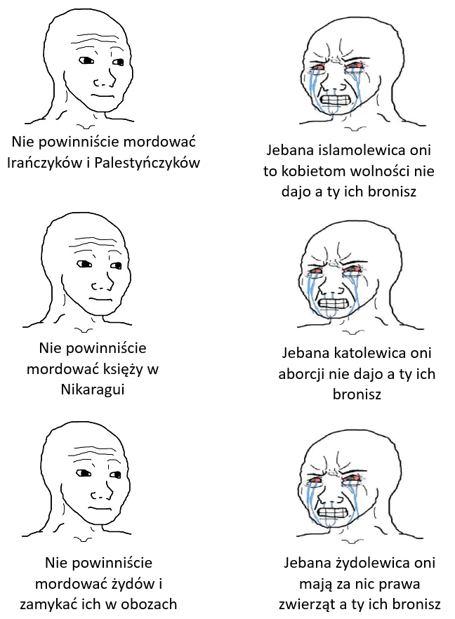 Kiedy ktoś używa epitetów "islamolewica" to przypomina mi się historia kiedy lewica była zła bo broniła żydów i katolików też naziści i ich pożyteczni idioci używali słów jak "żydolewica"