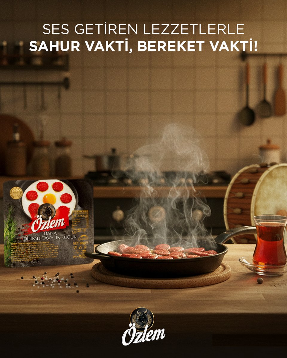 Özlemini duyduğumuz sahur; aynı sofrada buluşmanın, bereketi paylaşmanın ve birlikte geçirilen kıymetli anların vaktidir. Özlem Dana Dilimli Tavalık Sucuk, bu özel anlara lezzetiyle eşlik eder; her sahurda bir arada olmayı seçenlerin ortak tadı olur.

#TarımKrediEt #Özlem