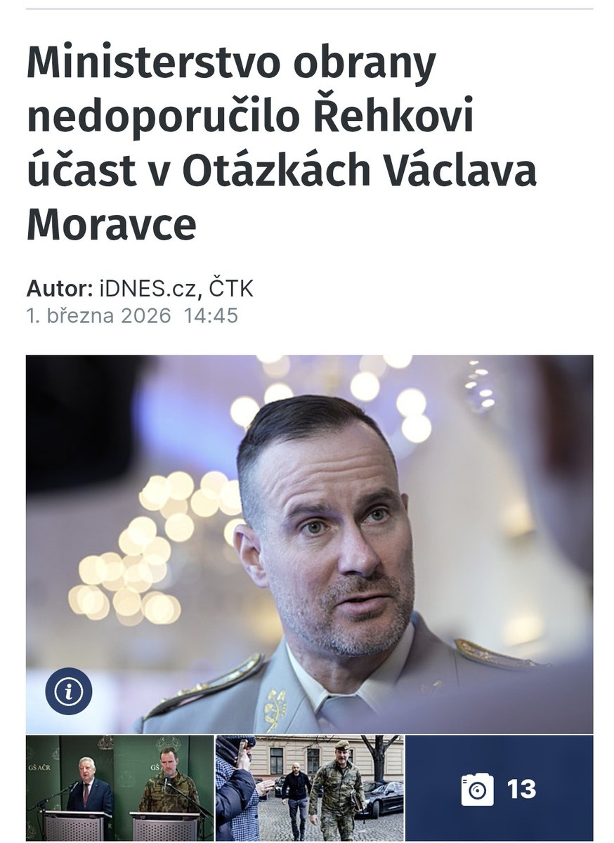 Hnutí SPD - Svoboda a přímá demokracie, "dostáli" svému názvu a zakázali Řehkovi účast v Otázkách Václava Moravce, byl prý vidět moc často, no jasně Vy proruský sráči.