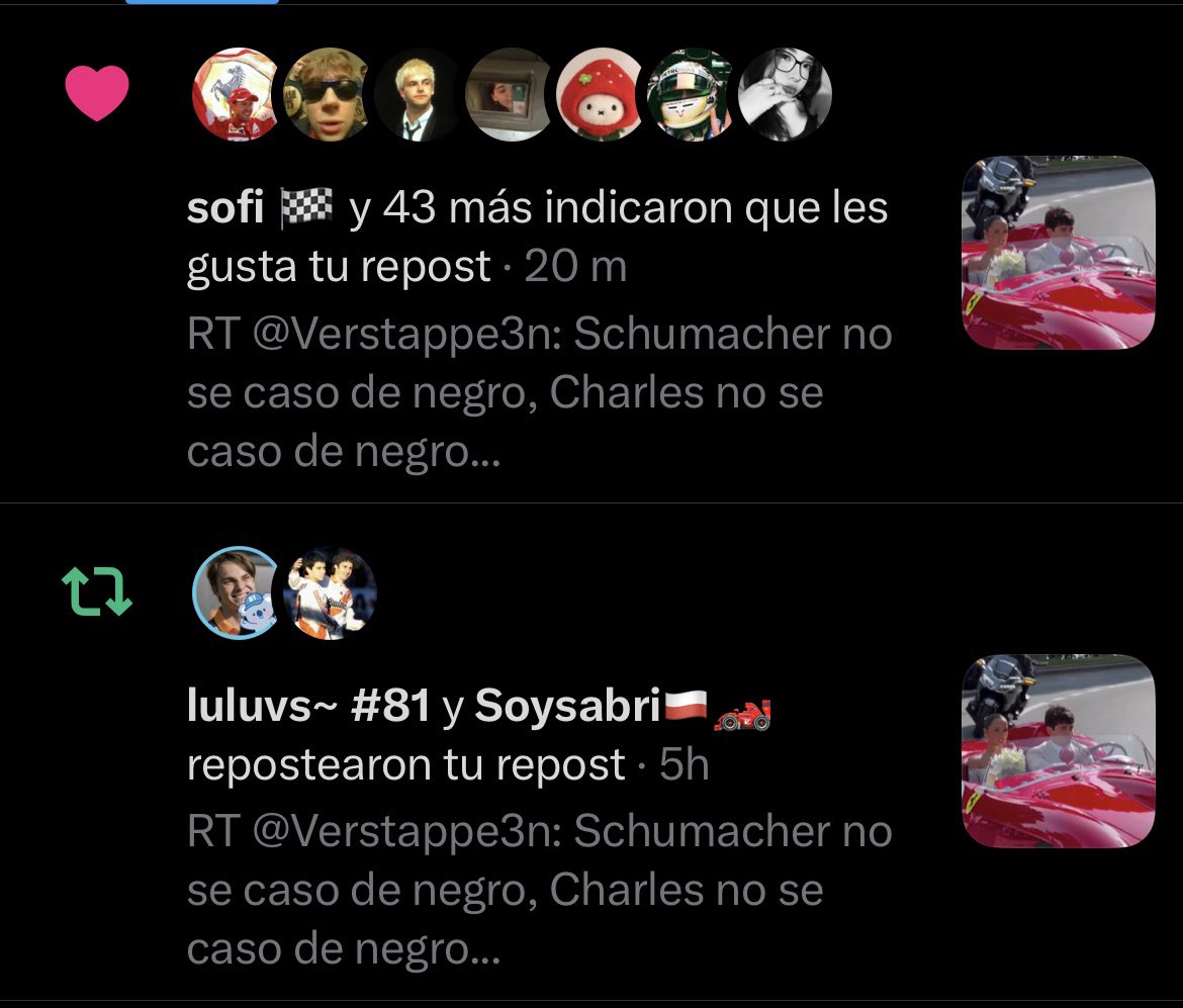 Twitteó algo, ni bola 
Retwitteo algo: