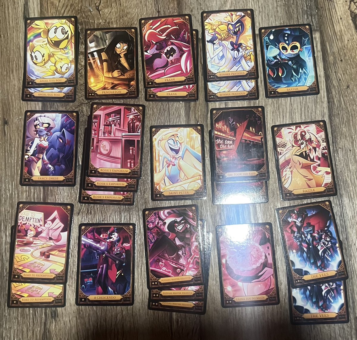 I need six non-foil cards left and the six Secret-Rare cards. I