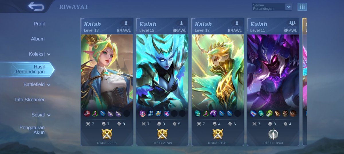 Pertanda apa ini?, 7777 semuanya 7 bro. History brawl gw #7
