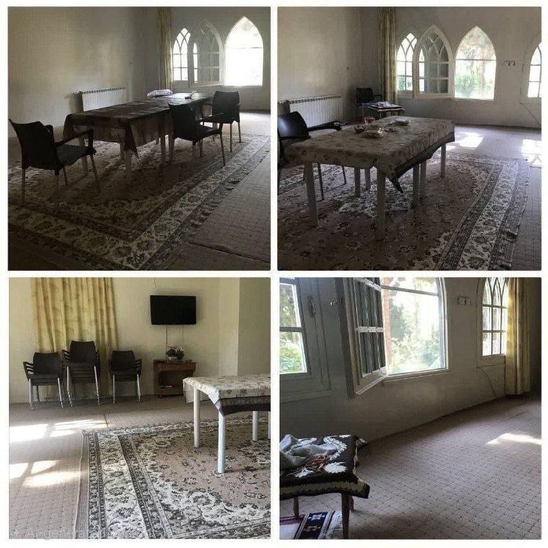 Osint613's tweet photo. Iranian media publishing footage, supposedly of the house where Khamenei was eliminated.

They're trying to sell him as a "humble and simple" leader https://t.co/MAxuDpAb20
