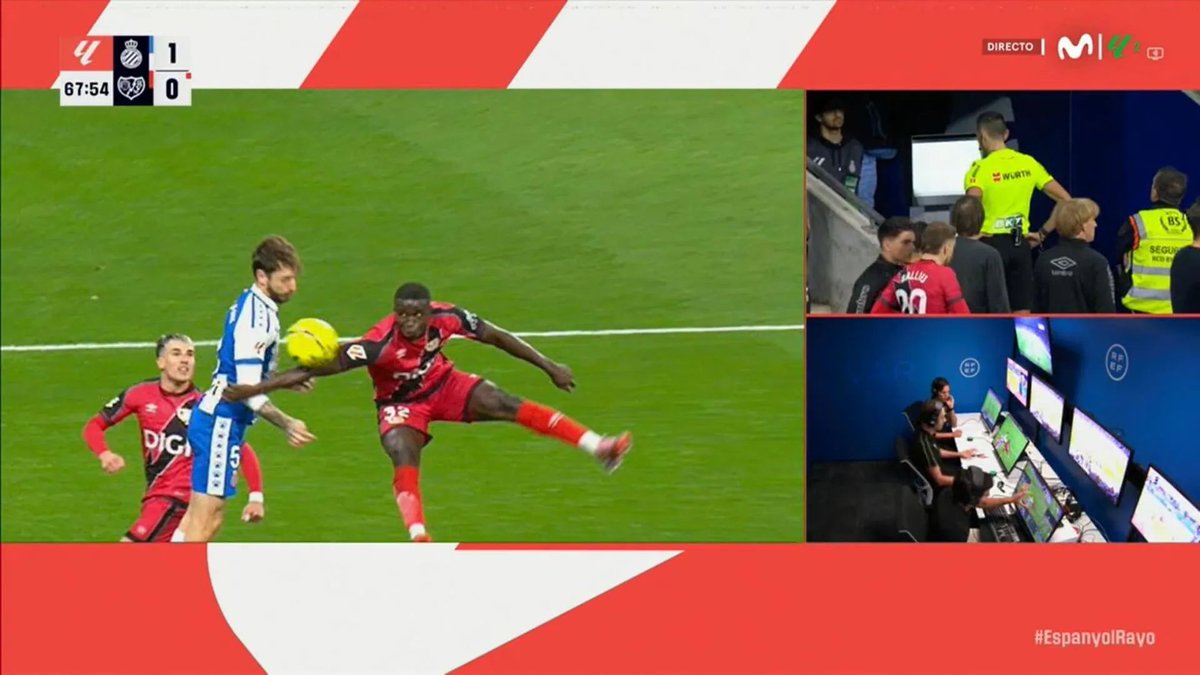 Uno fue penalti y el otro no