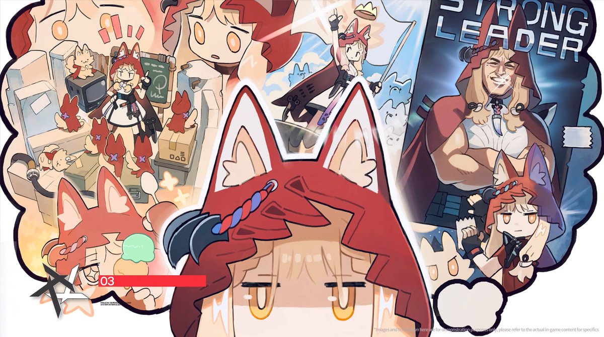 Rossi's potential art. From cute to lmao. S T R O N G leader!