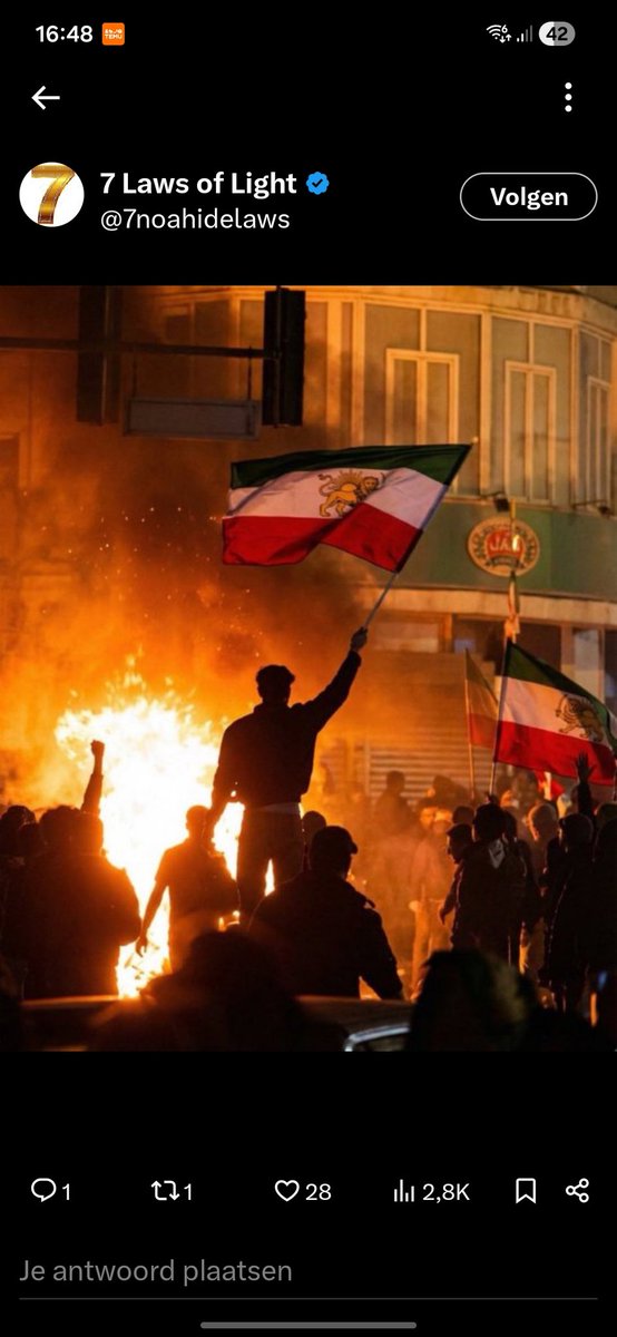 Zo denken Iraniërs erover. Hou op met je deugen en Internationaal Recht. Een kwaadaardig regime wordt hier bestreden. Daar hoirvje voir te juichen en achter de bevolking te staan!!!