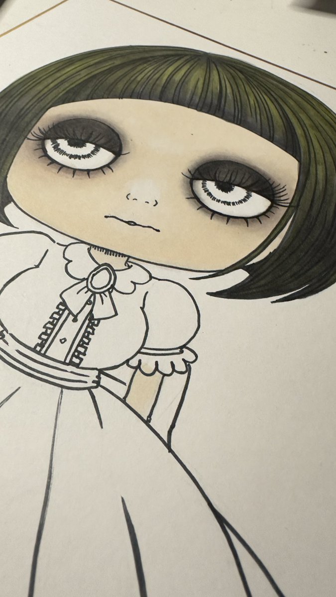 akeboshi_ayato's tweet photo. #イラスト  #途中  #オリジナル 
 #オリジナルイラスト  #コピック 
 #コピックイラスト  #途中経過 https://t.co/P60eiqXH9e