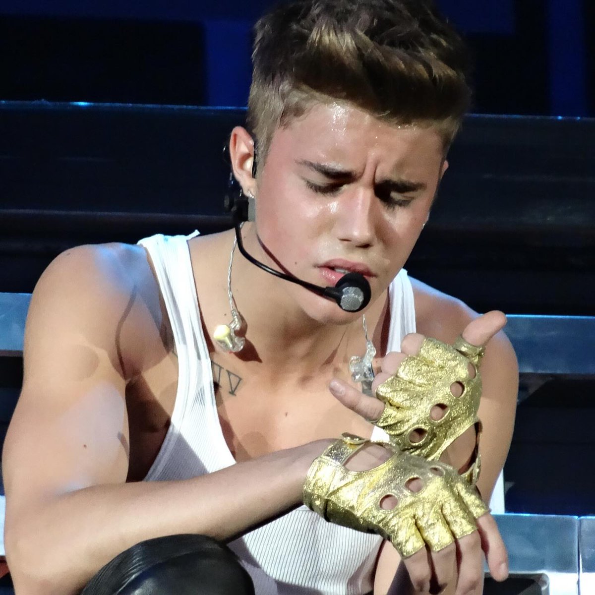 Justin Bieber performing for Believe Tour at The National Ice Centre in Nottingham, England.
(March 2, 2013)