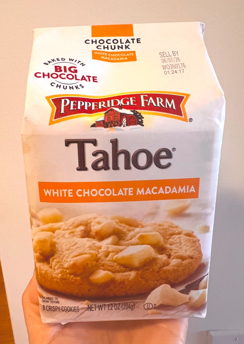 このブランドのクッキーは何種類かあって、1番好きなのはコレ。 枚