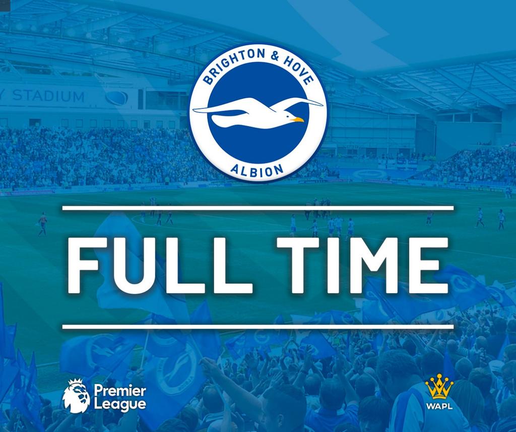 WeArePLeague's tweet image. • Full Time 

Brighton 2 - 1 Nottingham Forest 

⚽️⚽️ Gomez - Welbeck • Morgan Gibbs White ⚽️ 

#PremierLeague 

#BHANFO 

#WAPL