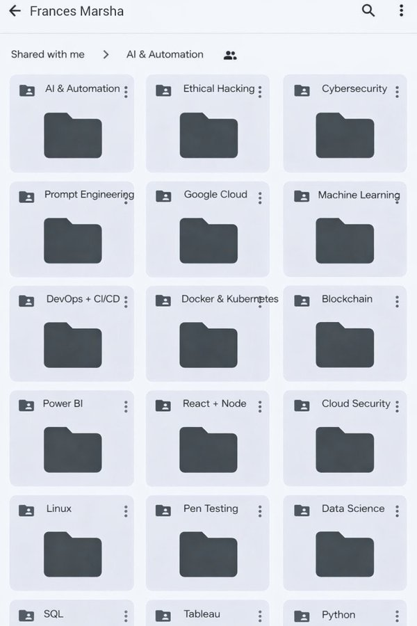 🚨 119𝐆𝐁+ 𝐆𝐎𝐎𝐆𝐋𝐄 𝐃𝐑𝐈𝐕𝐄 — 𝐀𝐋𝐋 𝐏𝐀𝐈𝐃 𝐂𝐎𝐔𝐑𝐒𝐄𝐒 🚨

𝐌𝐢𝐬𝐬𝐞𝐝 𝐢𝐭 𝐥𝐚𝐬𝐭 𝐭𝐢𝐦𝐞? 𝐈’𝐦 𝐝𝐫𝐨𝐩𝐩𝐢𝐧𝐠 𝐢𝐭 𝐚𝐠𝐚𝐢𝐧. 👌

This vault helped agencies close $9K+ clients using proven systems.

Inside the Drive:
📁 AI &amp; Automation
📁 Ethical Hacking