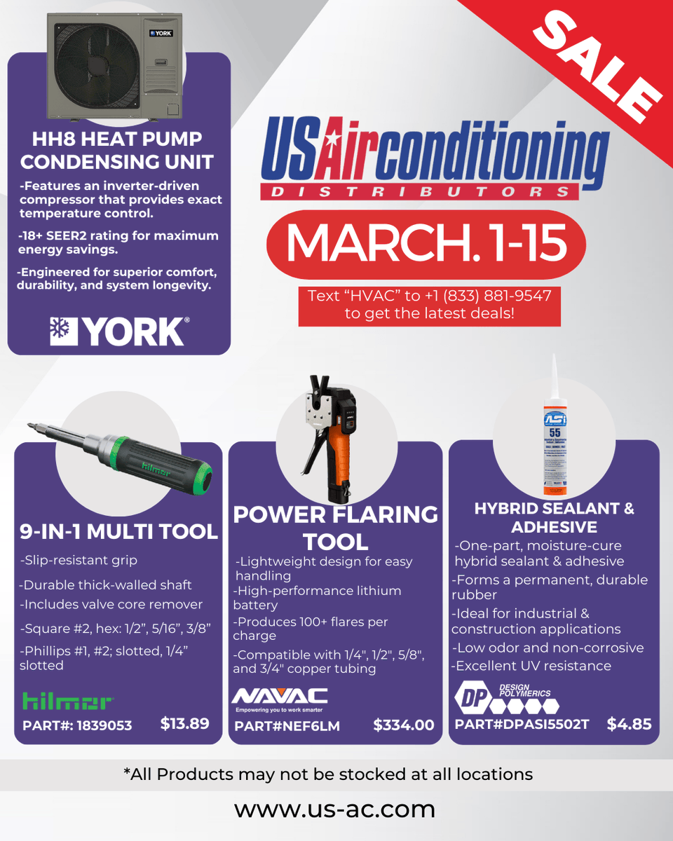 US Air Conditioning Distributors tweet media