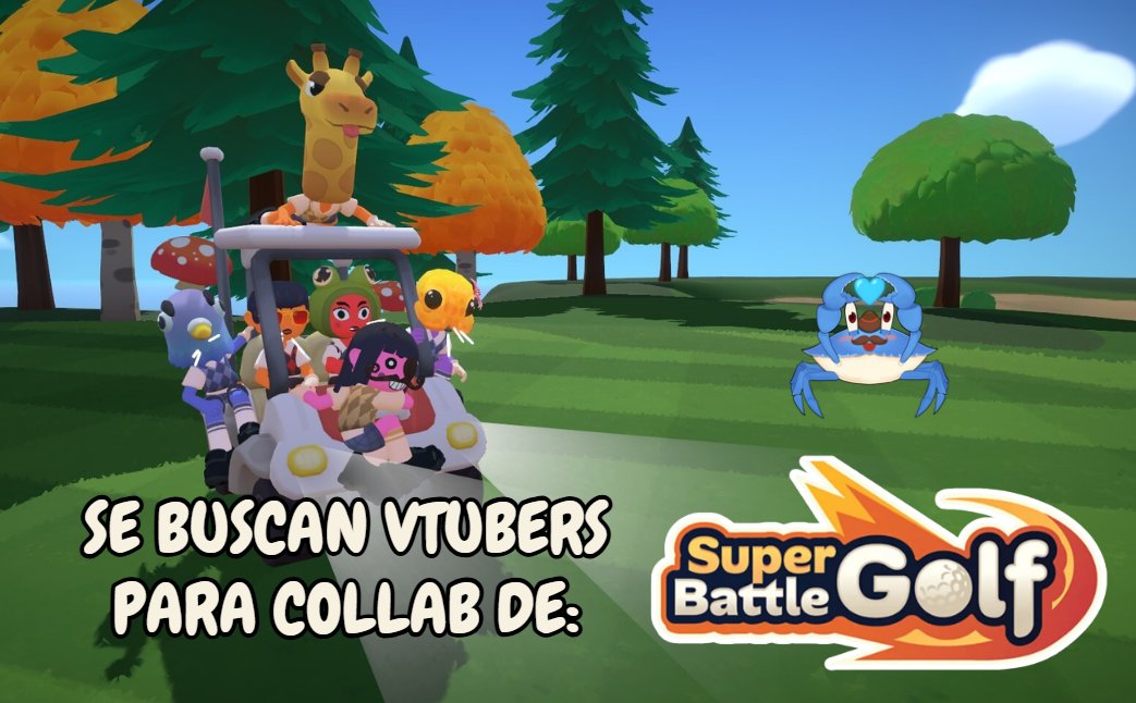🎮⛳𝘾𝙊𝙇𝙇𝘼𝘽 𝙑𝙏𝙐𝘽𝙀𝙍⛳🎮
¿Alguien tiene Super Battle Golf?
Busco VTubers (mejor si son nuevos en el juego 👀)
para jugarlo SIN SABER NADA y sufrir juntos XD

🔁 para encontrar víctimas 🏌️‍♂️🔥