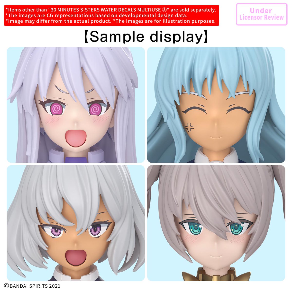 BandaiHobbyUS's tweet image. 【30ML NEW ITEM Information📣】
30 MINUTES SISTERS WATER DECALS MULTIUSE ③

#30MS #30ML #Plasticmodelkit