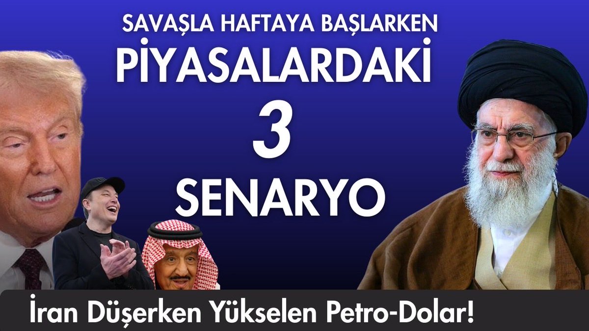 Gözler sıcak bölgede, 
Herkes piyasaların tepkisi konusunda pek iddialı. 
<a href="/yseminaksoy/">Yasemin Aksoy🌸</a> anlatacak.

Pazar gecesi yayın gecesi! (başlangıç saati değişebilir)
Linkimiz burada:

youtube.com/live/fQ6cHJCQz…

#IranWar #savas #Dubai