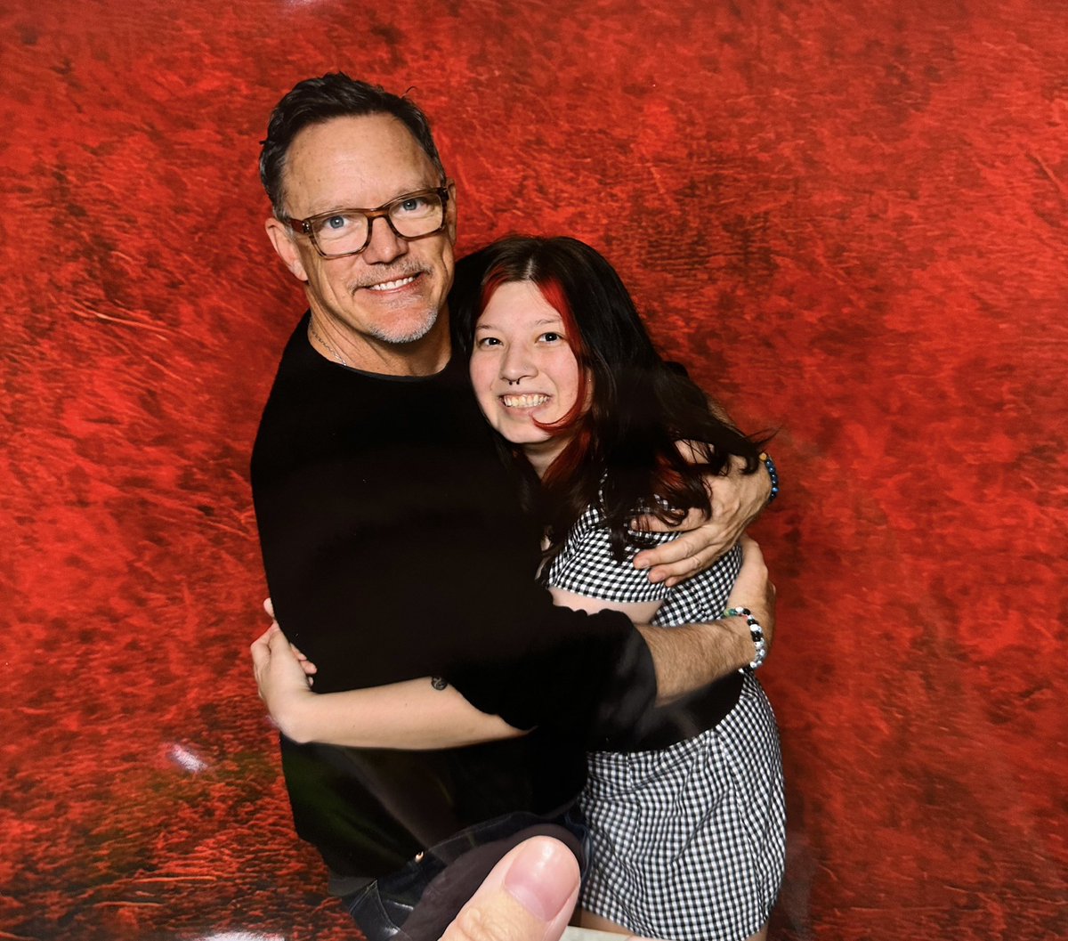 I’m actually going to sob that I got to hug him twice and he’s such a ...