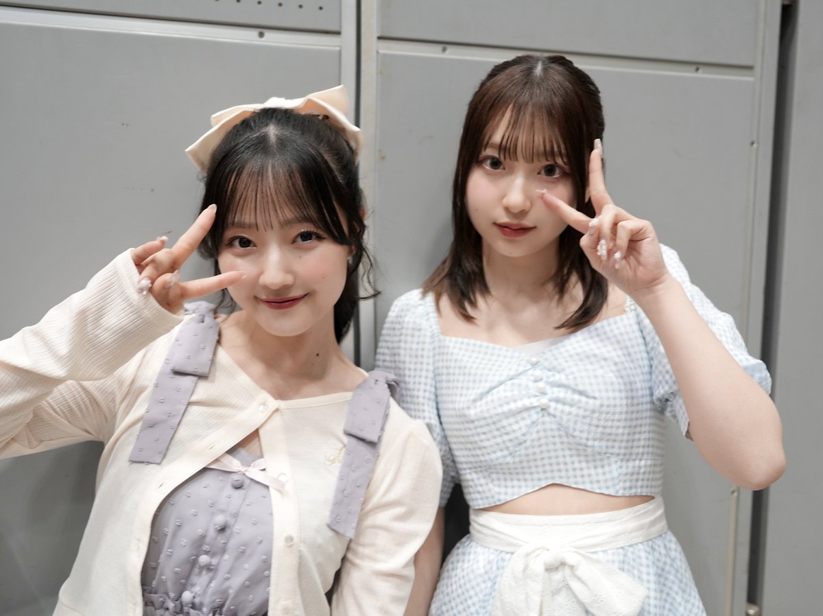 KECS422's tweet photo. 川本笑瑠　桜庭遥花　顔 https://t.co/trRTxamaie