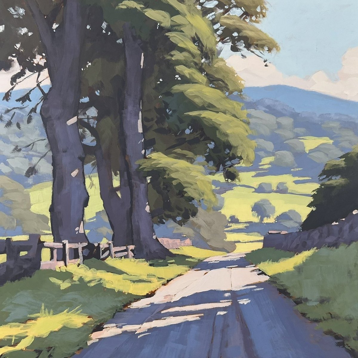 JimMusilPainter's tweet image. My painting NORTHERN ENGLAND