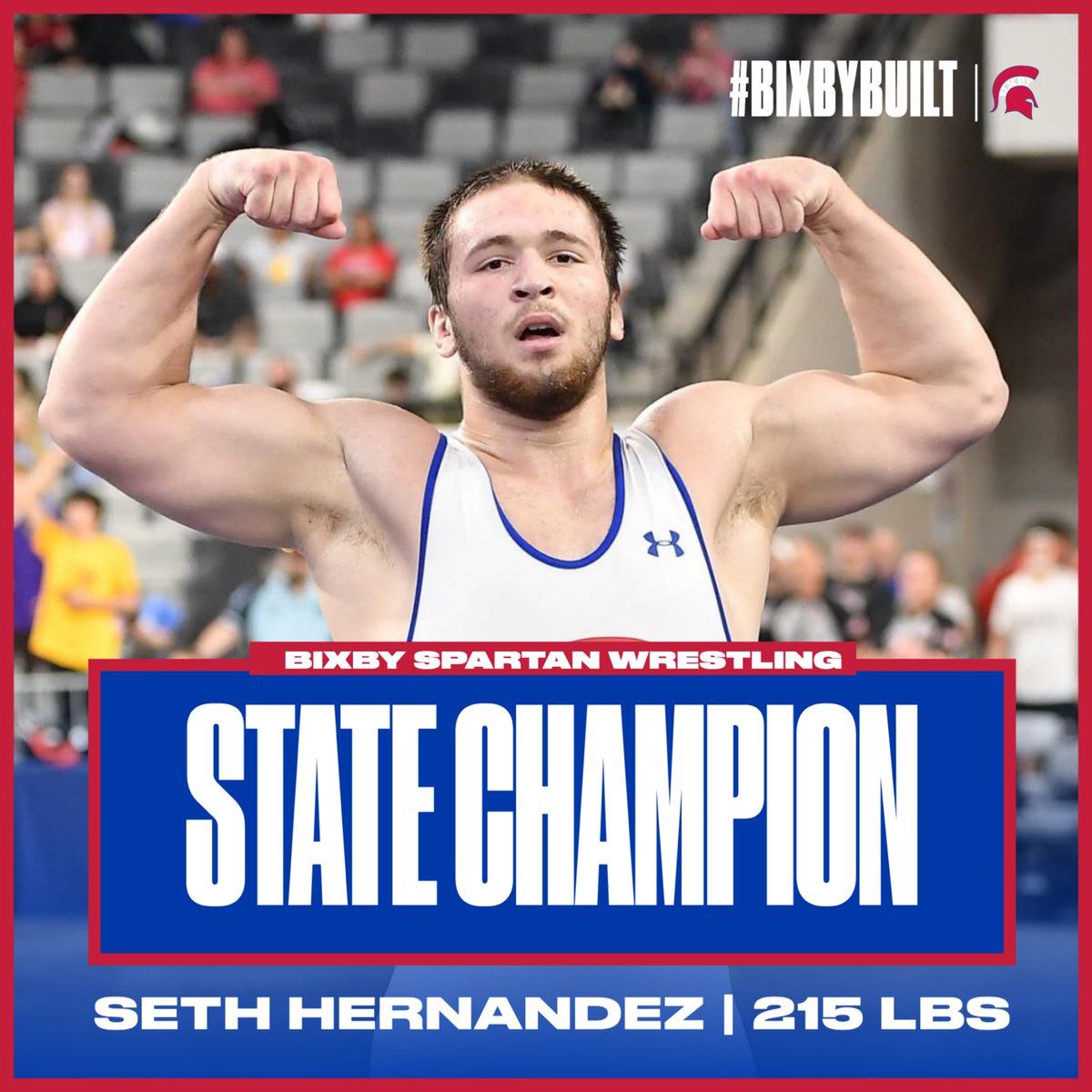 ARE YOU NOT ENTERTAINED?

Spartan junior Seth Hernandez scrambles his way to a second period fall and is now an OSSAA State Champion!!

#BixbyBuilt 🔴🔵