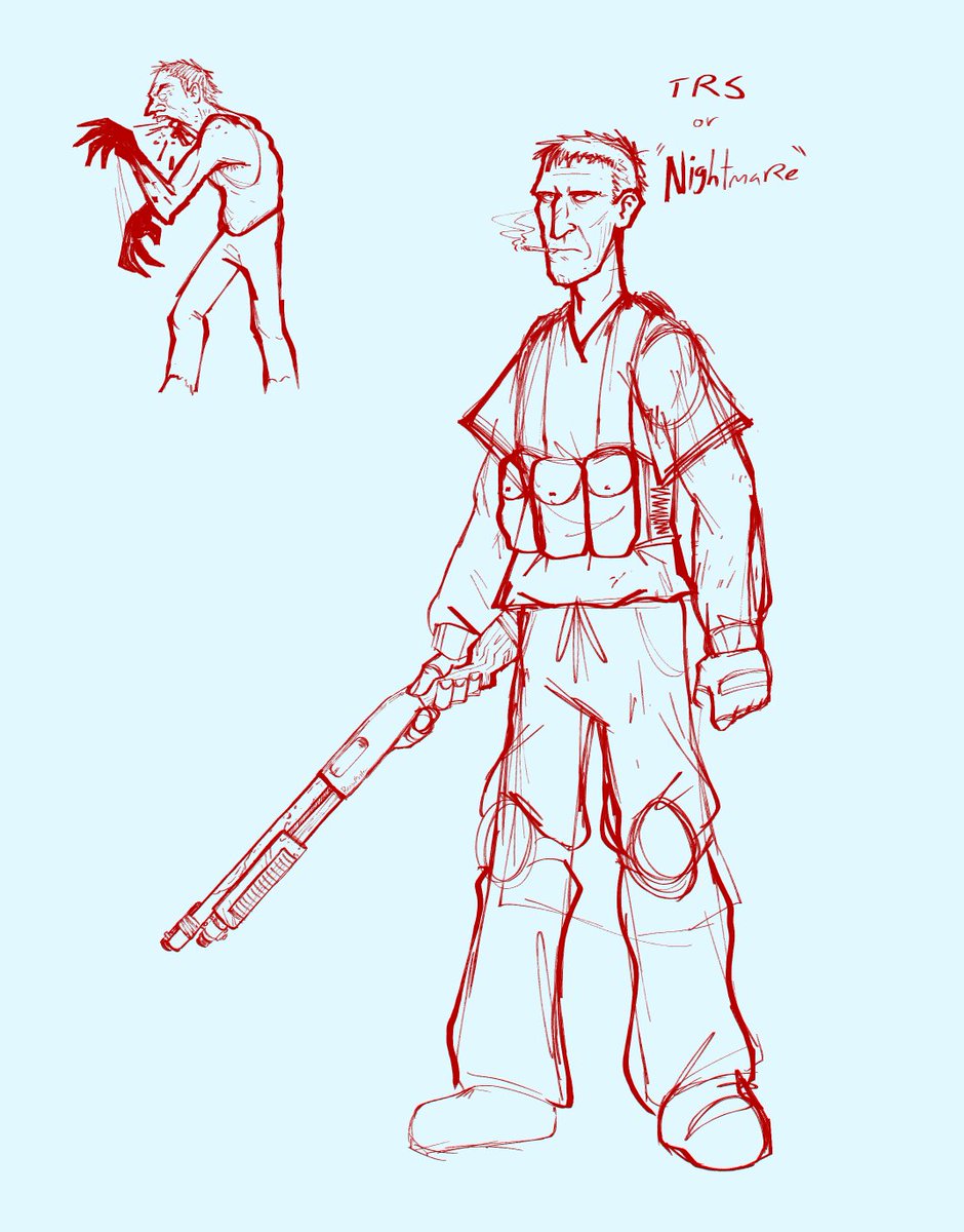 Maursdraws's tweet photo. My cool left 4 dead oc donut steal https://t.co/LCEZIw4SXV