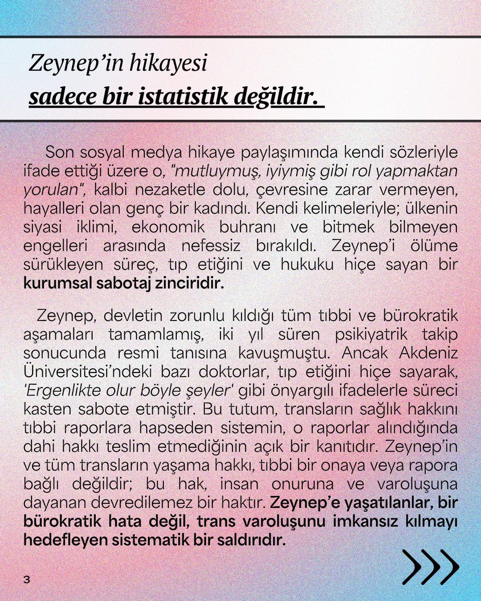 spodlgbti's tweet photo. Bizler bugün burada öfkeliyiz! Çünkü biliyoruz ki çeşitli Yargı Paketi taslaklarında uyum süreci yaşı sınırının 25’e çekilmeye çalışılması gibi girişimler, Zeynep gibi binlerce trans genci umutsuzluğa ve yalnızlaşmaya, şiddetin hedefi haline gelmeye mahkum etmeyi amaçlamaktadır. https://t.co/S4evgGo1rf