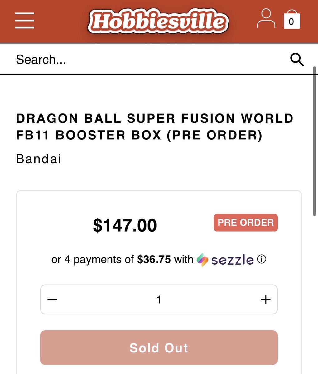 OOS.  Congrats if you copped!  Seeing lots of follower checkouts this time 😏