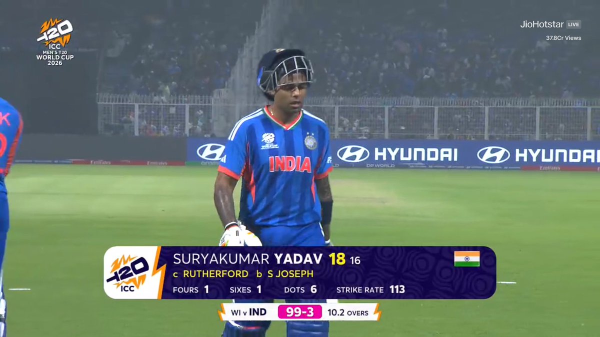 cric_cult07's tweet photo. - Choked in 2021 T20 World Cup. 
- Choked in 2022 Asia Cup
- Choked in 2022 T20 World Cup Semi Final 
- Choked in the 2023 WC (generational choke)
- Choked in the 2024 T20 World Cup Final 
- Choked in the 2025 Asia Cup.
- Choked in 2026 T20 WorldCup

#ICCMensT20WorldCup
#INDvsWI https://t.co/z8z9RLAFMF