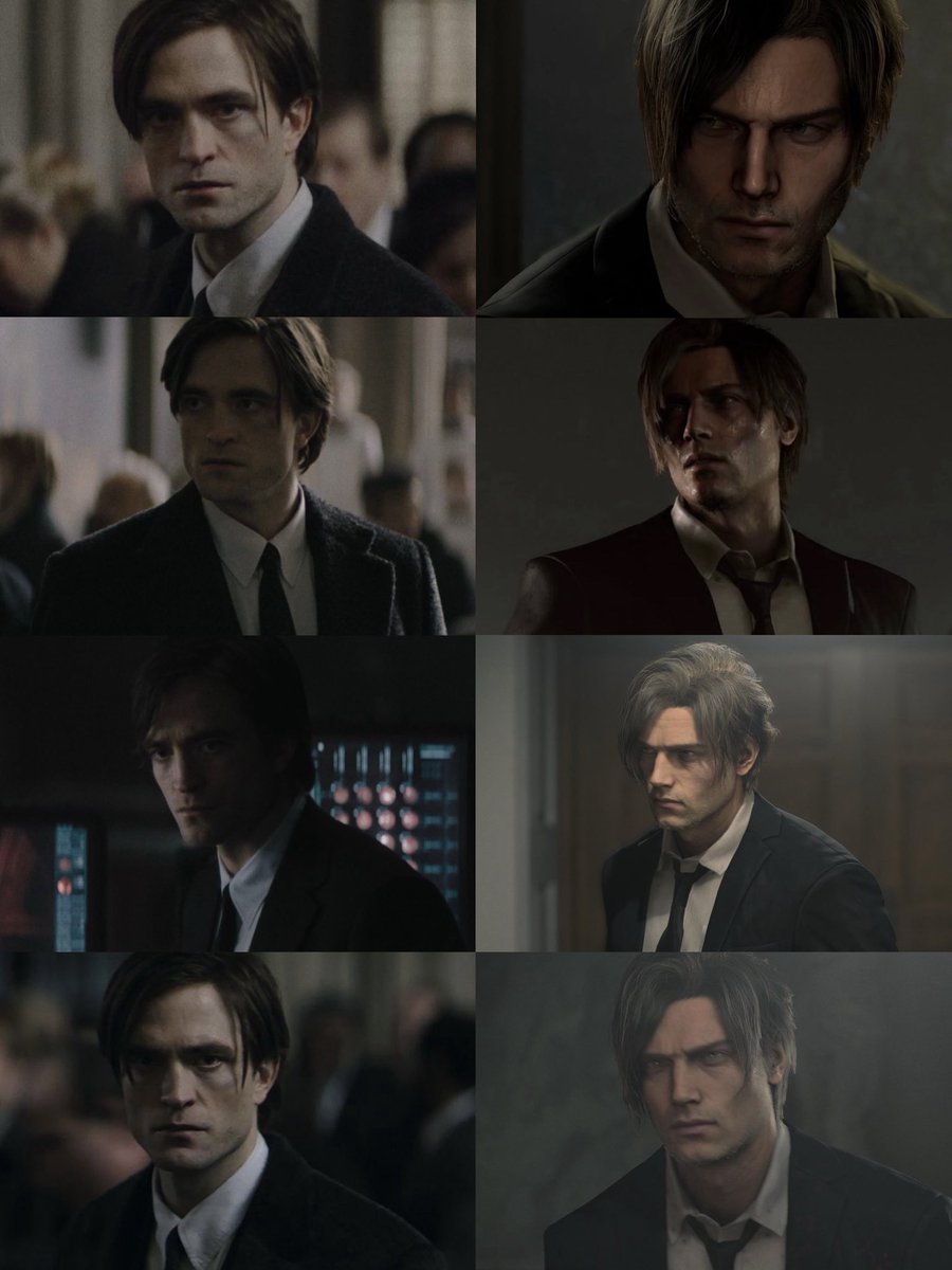 Bruce Wayne x Leon Kennedy