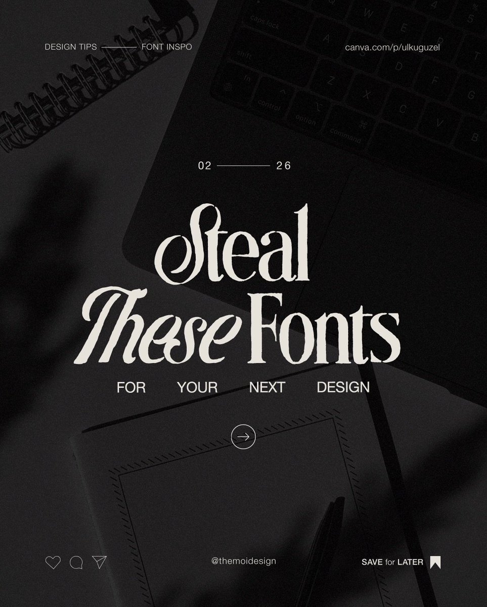 UiSavior's tweet photo. Fonts for your next UI/UX project 
Save this → use it shamelessly. https://t.co/3u1K7EV3vH