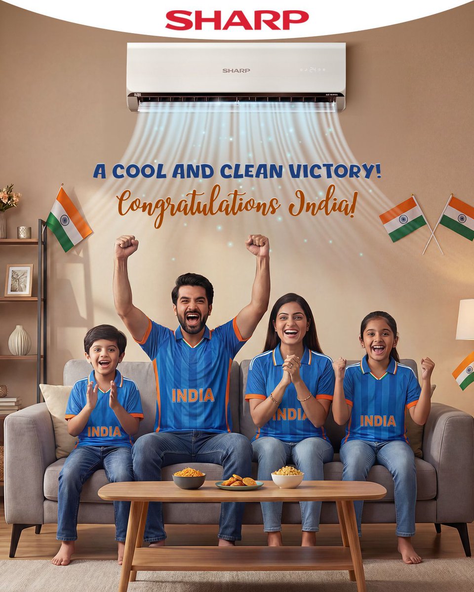 SHARP India tweet media