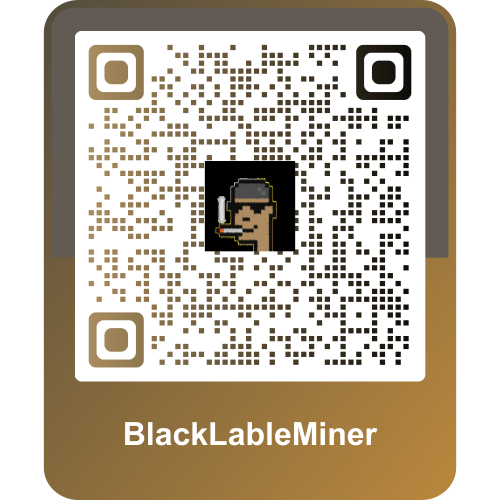 To all the cool collectors, creators and curators of onchain culture &amp; blue chip vibe, guided by taste. Make it a ride 😎<a href="/BlackLableMiner/">Black Lable Miners</a>