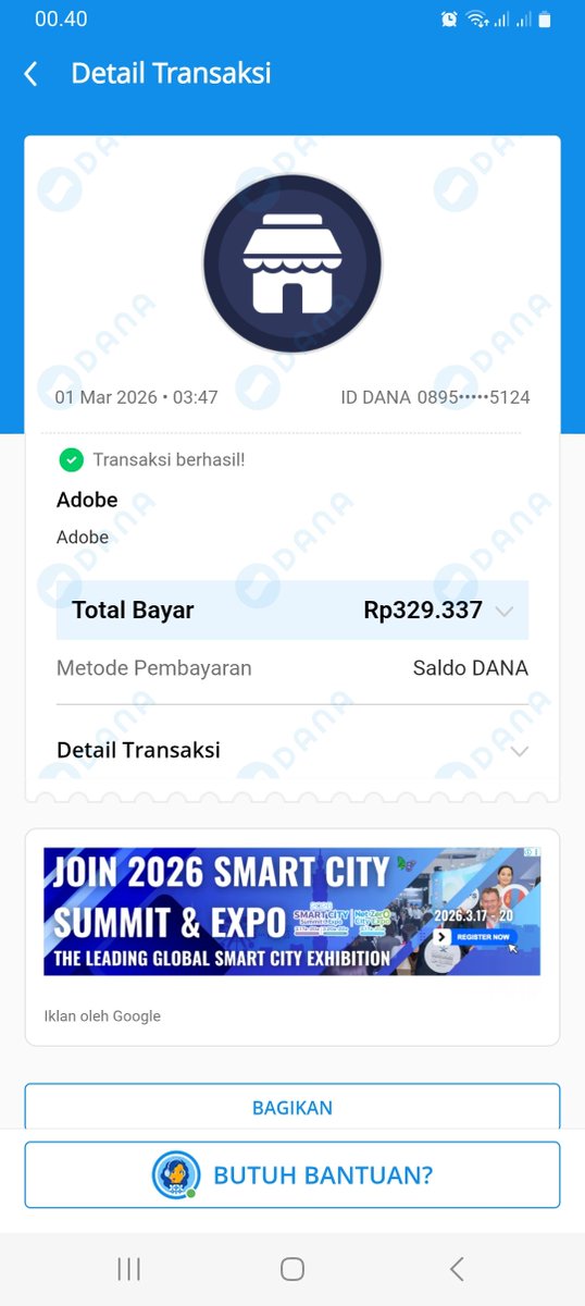 snatrium's tweet photo. masii ga ikhlas bgt ni saldo dana ketarik, salah sendiri sih ga mutusin payment 😞 kenapa harus empat ratus rebuuuuu stressssss https://t.co/oNHcsThy4s