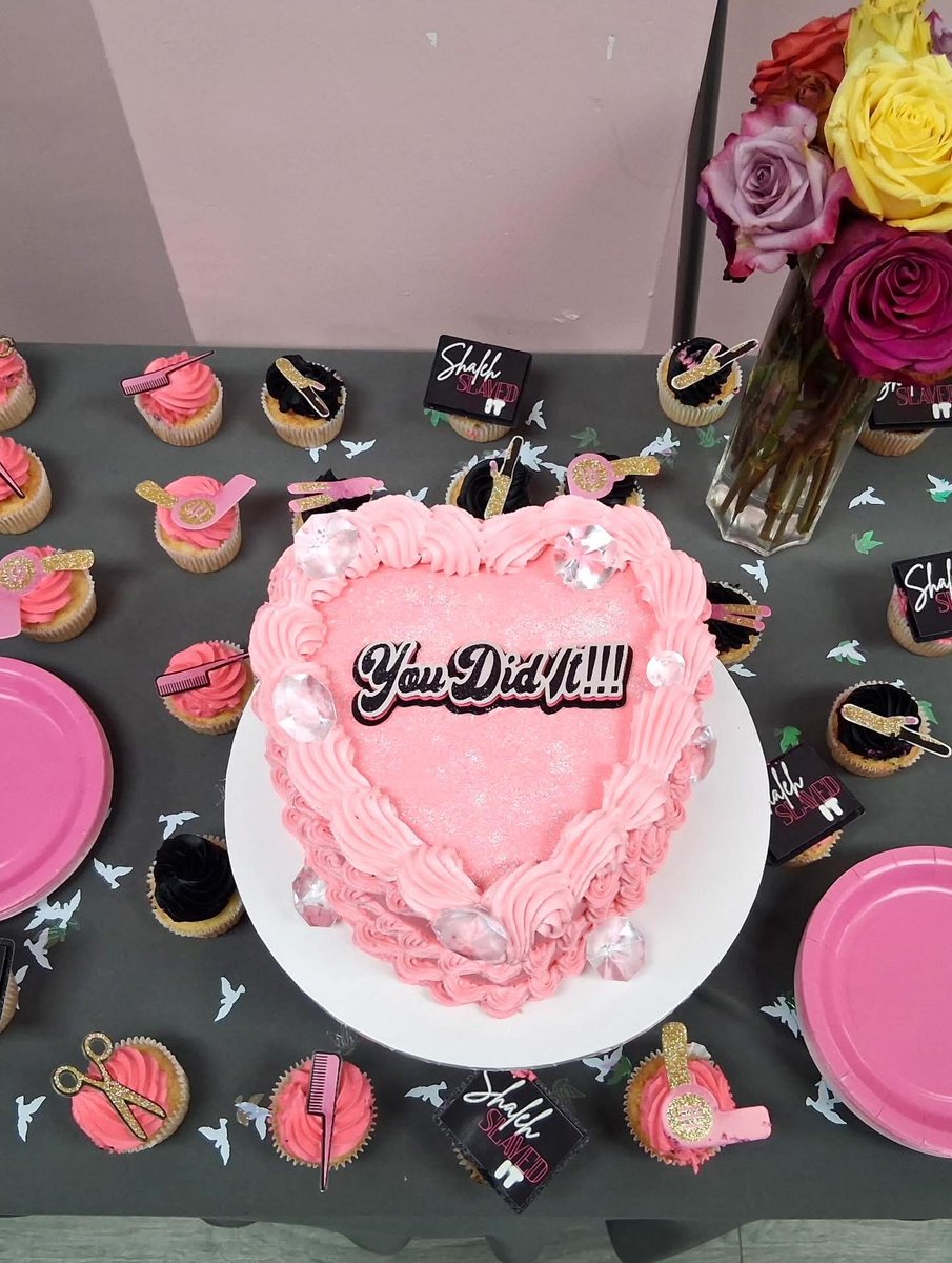 WELCOME TO @ShalehSlayedIT SALON SUITE🎉🎉🥹🥹🎀🎀✨ I’ve put so much hard work, dedication, consistency, manual labor into this but It was all worth it! I’m really my OWN BOSS &amp; It’s only UP from here. S/O to GOD. Come book with me @shalehslayedit 💗💗💗💗