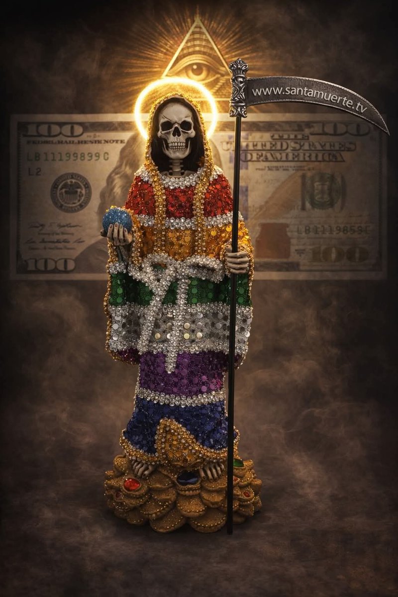MuerteMy's tweet photo. Gracias por un mes más, mi Santa Muerte. Marzo será un gran mes. 💀❤️🙏 https://t.co/OSjoLgsDEI