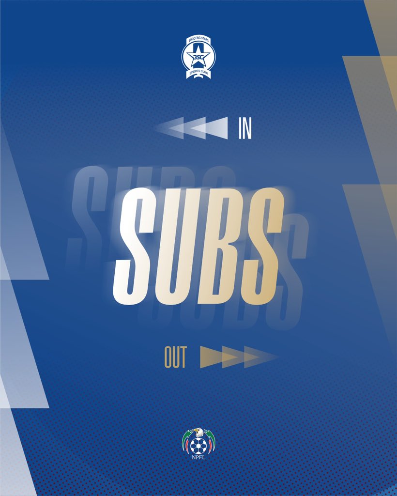 69min

Substitution 

Joshua Akpan Comes on for Sodiq Ibrahim