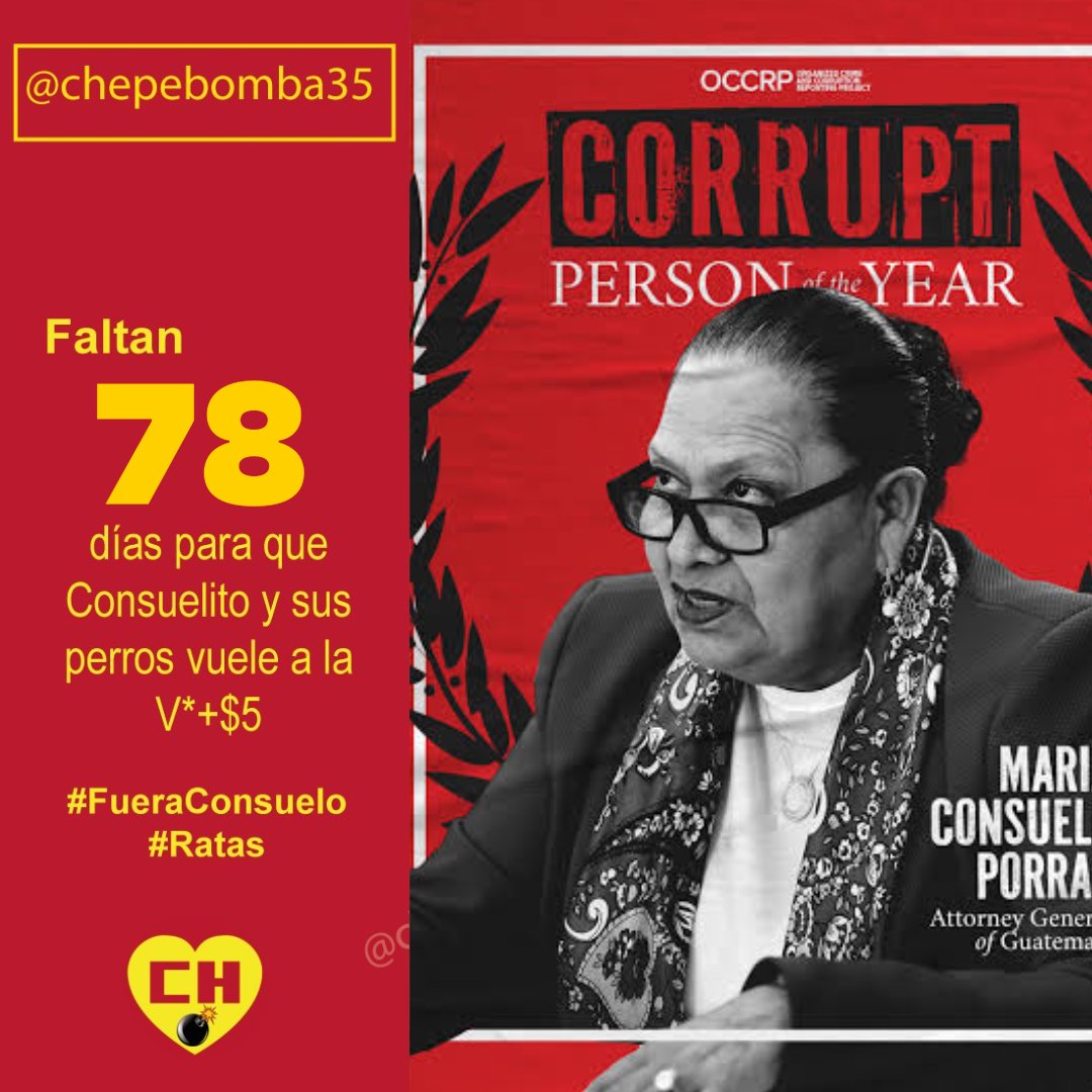 Mi gente…
Me pongo a pensar 🤔

y aparte de Alejandro Giammattei, cuesta encontrar a alguien que haya hecho tanto daño institucional como Consuelo Porras.

Corrupción, persecución selectiva, blindajes, bloqueos…
una combinación que dejó huella ⚖️

🚫 Y no es odio.
Es memoria.
