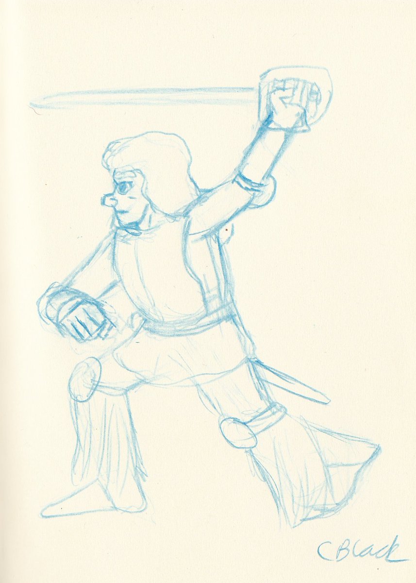 Dydd Gŵyl Dewi Hapus. Happy St David's Day. In response to it did a painting of Dyfed Afan aka Rusty who is Welsh himself. Will have more on the way. 

 #personalproject #cartoon #knight #stdavidsday #conceptart  #fantasy #development #progress #swordsman