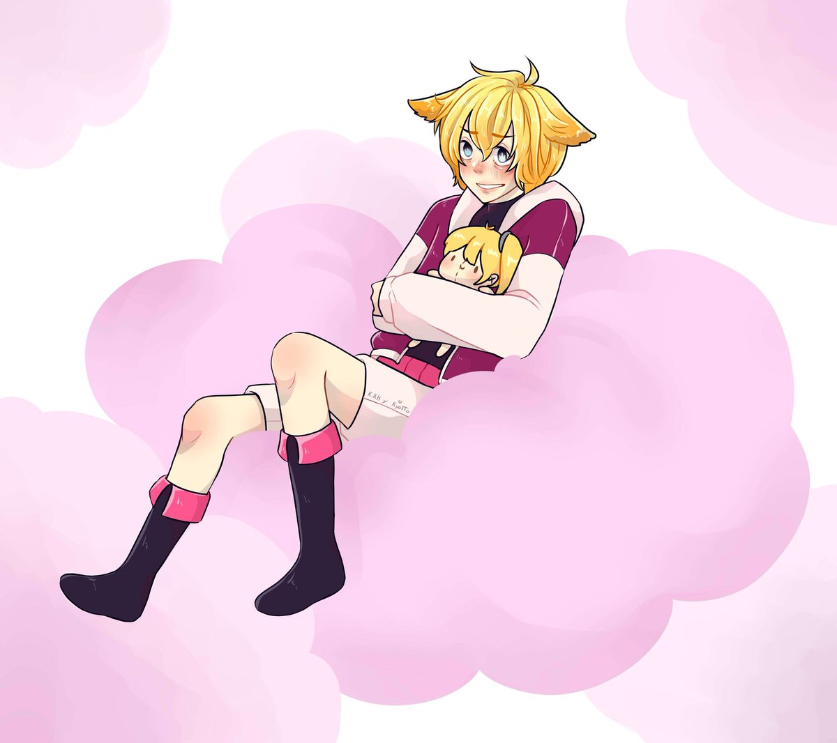 Holaaa soi keso haciendo acto de presencia juas juas hice un redraw de un dibujo que hice hace 4 años para <a href="/millymusiic1/">MillyMusiiC</a> aaaaah han pasado mushos años y eh mejorado un montón, ahora tengo un estilo más limpio y colorido (quealguienmecontrate) hshdhdhdh