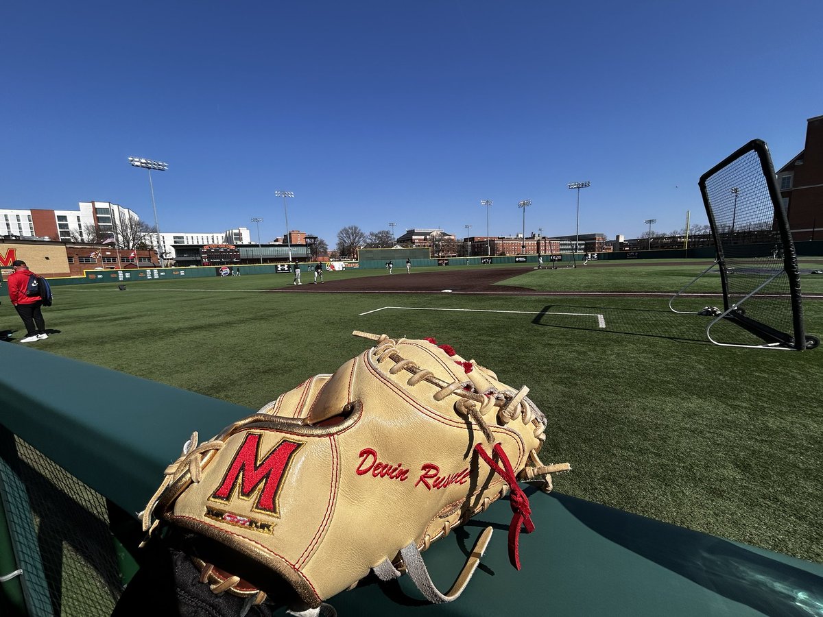 Daniel_Stein11's tweet photo. Time to break out the brooms? 🧹 

@TerpsBaseball (6-4) hosts @WagBaseball (1-7) in a Sunday matinee. 

Jake Yeager toes the rubber, terps going for their 4th straight W! 

Hear pregame and the call w/ @PKelly_Media and I at 12:30! 
📻 https://t.co/kFvDmHMsrK https://t.co/T5aGcuoSB9