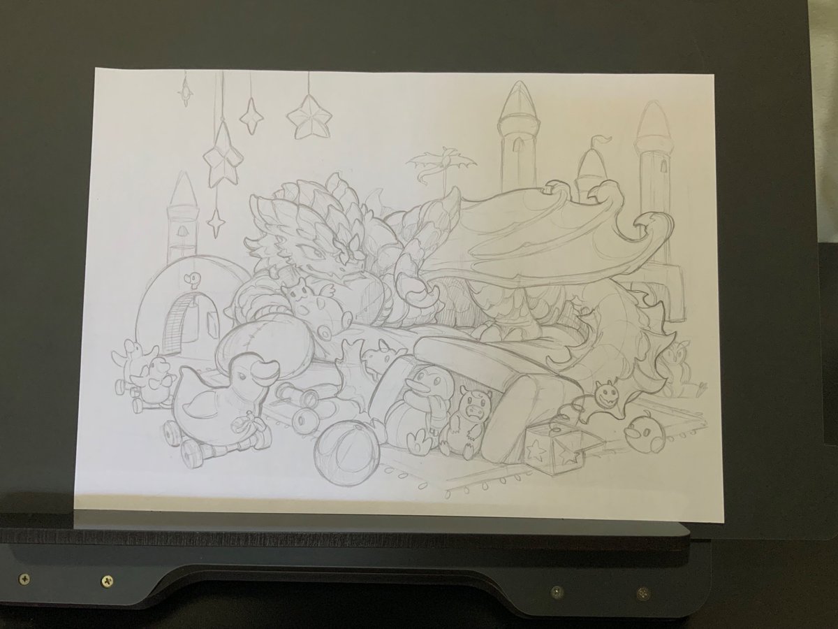 AnimaGude's tweet photo. Pencil sketch wip for a commission, now fixed ^^ https://t.co/QKAbdOoCBj
