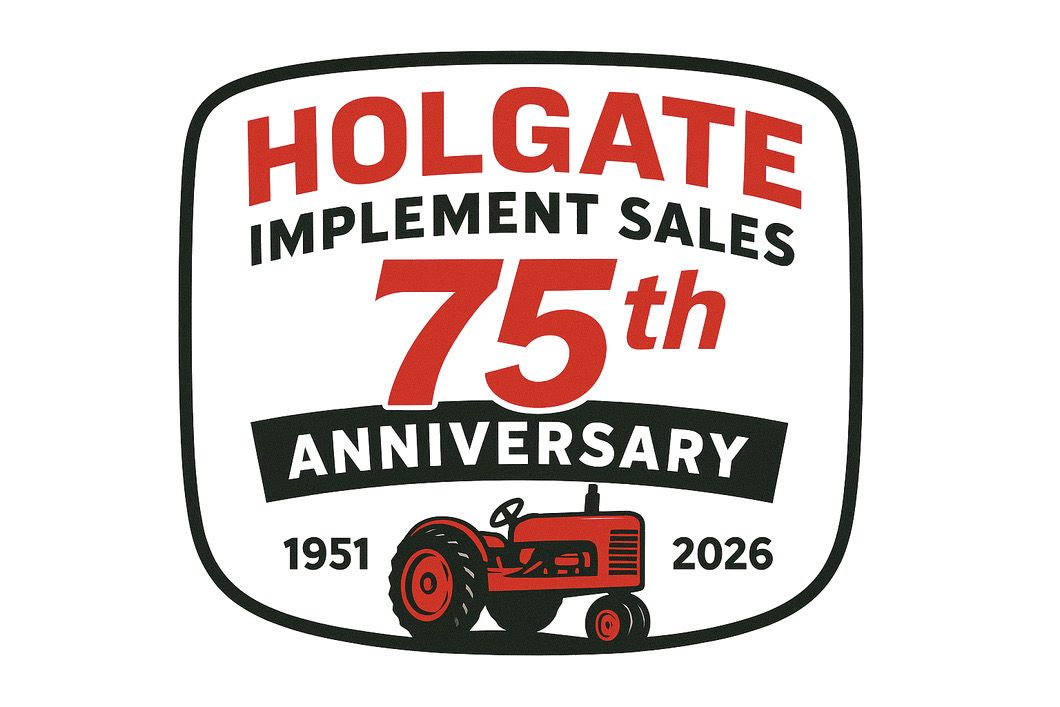 HolgateImpSales's tweet photo. Dear Friends, Customers, and Our Holgate Implement Family,

Today marks a very special milestone for all of us at Holgate Implement….75 years of serving our customers….since 1951.

See the attached letter from our President, Jeff Stober. https://t.co/l4iPZqWr3K