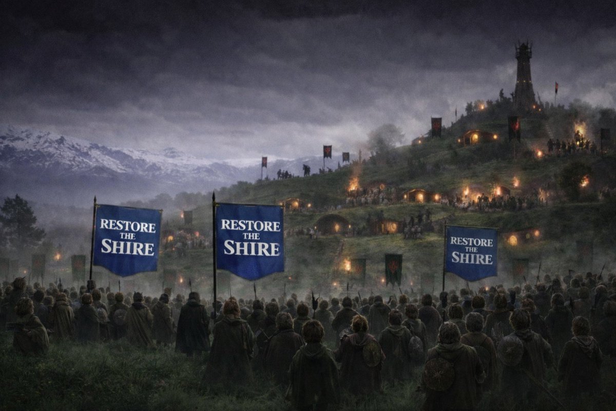 angelsofalbion's tweet photo. Eleventy-one followers!! Not as huge a #Restore bump as some others have got, but I'm grateful and so filled with hope to be among such excellent and admirable Hobbits! Together we will repel the orcs and Restore the Shire! 💜 https://t.co/nky9nryFYr