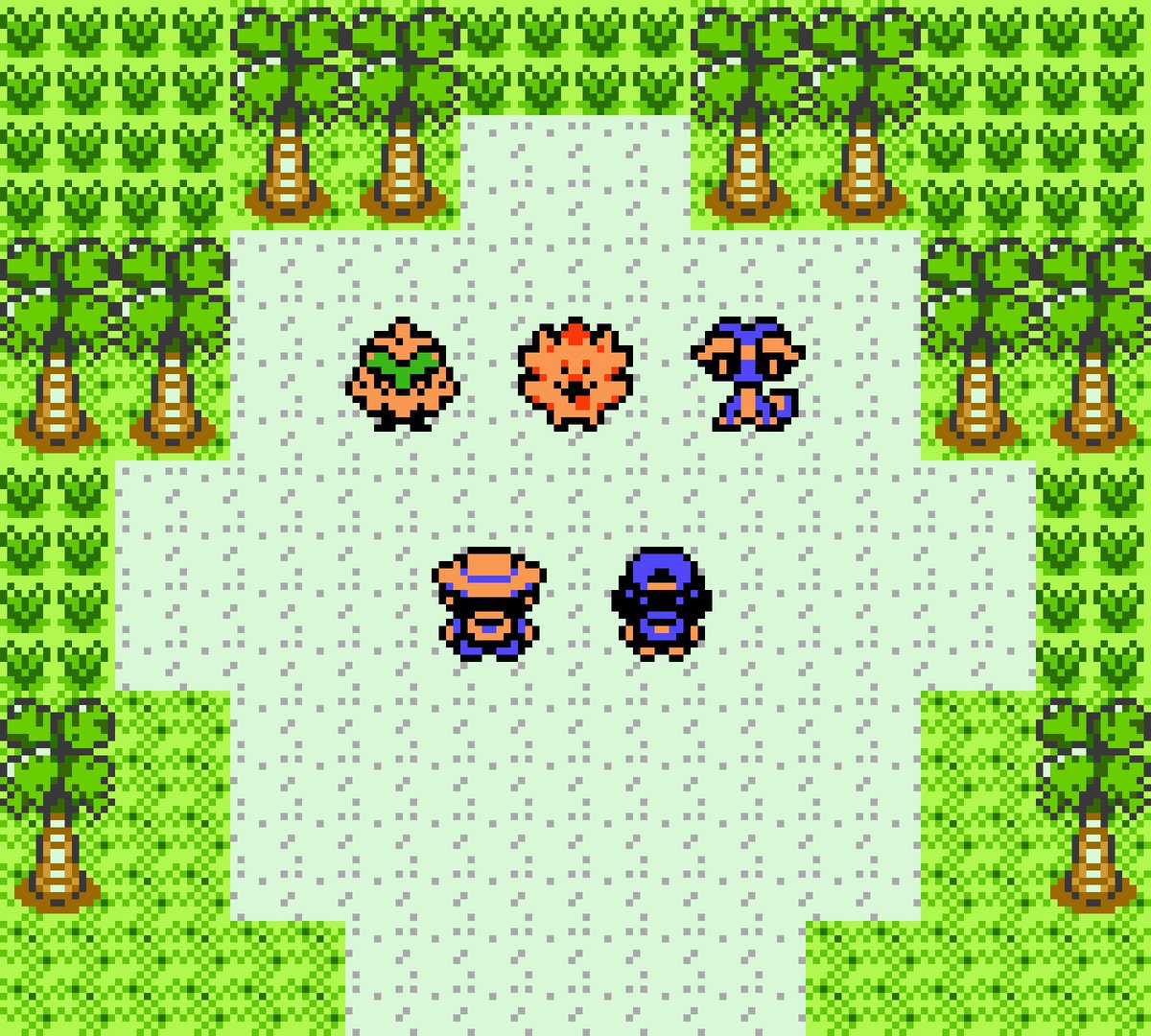 GEN2SPRITES's tweet photo. Pokémon Winds &amp; Waves starters in the overworld in Gen 2 style sprites https://t.co/irQMk5Bo3o