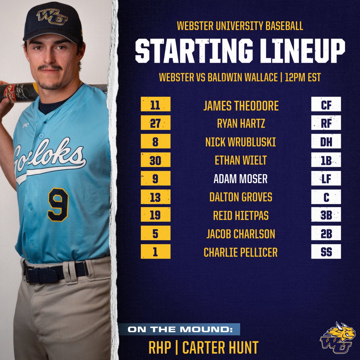 Webster Baseball tweet media