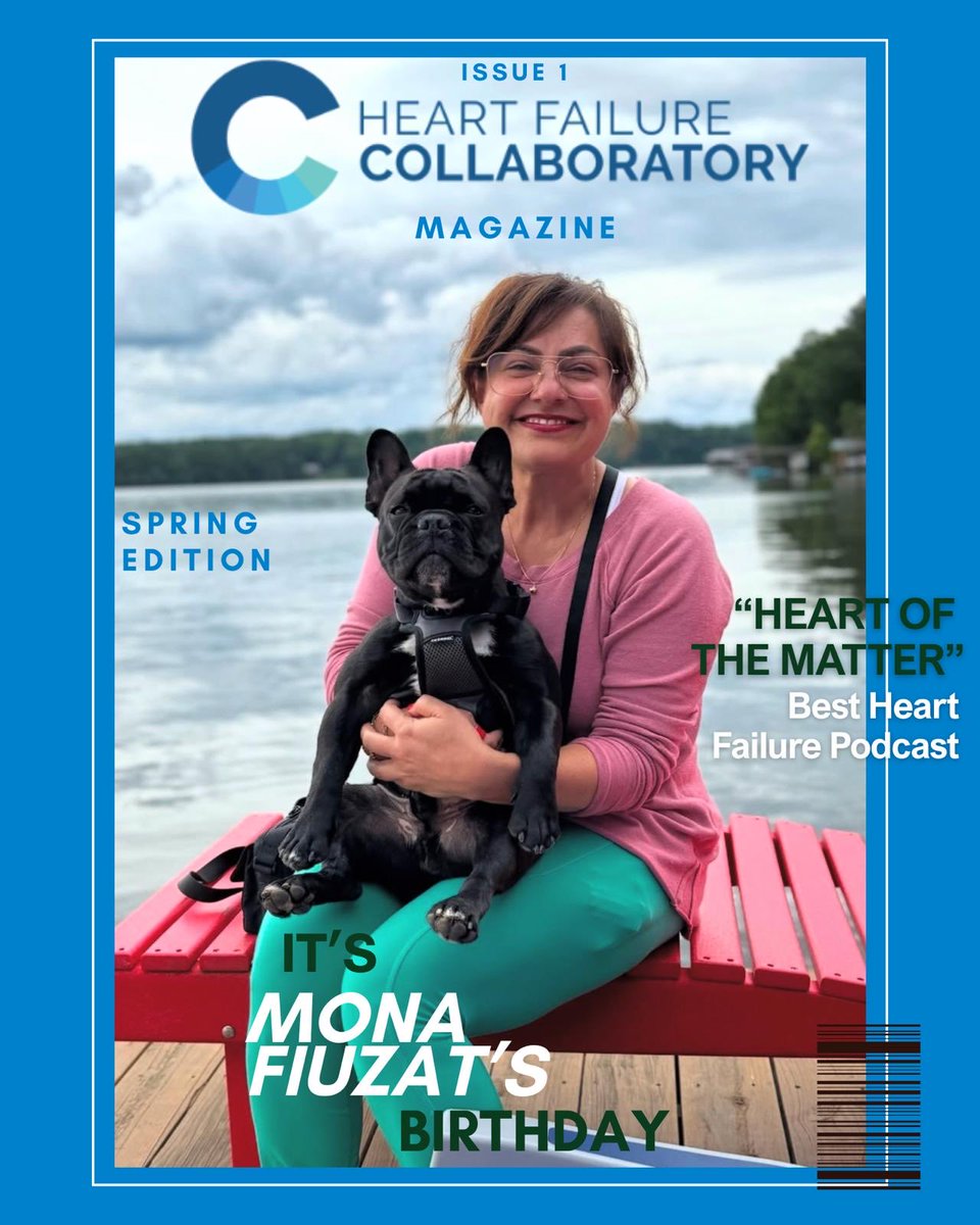 hfcollaboratory's tweet image. Happiest birthday to our #HFC Co-Chair, @mfiuzat 🎉

We’re so grateful to have you. Your leadership, mentorship, inspiration, and dedication continue to elevate and advance the heart failure field 💙

Wishing you a wonderful day and an even better year ahead!